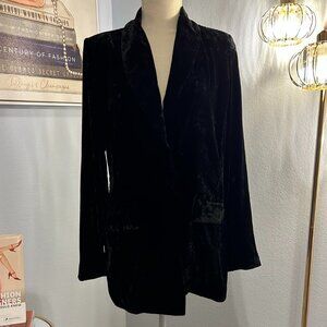 Cabi Black Velvet Blazer